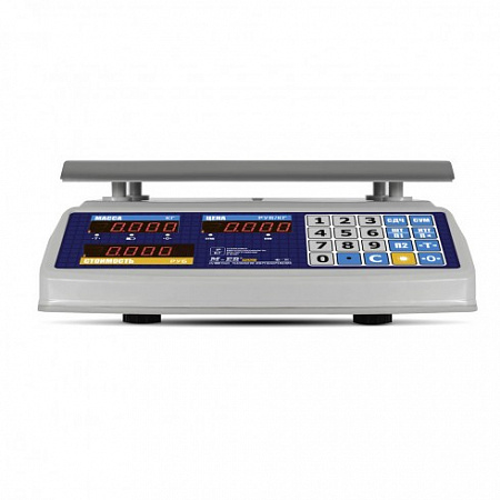 Весы торговые настольные MERTECH M-ER 329 AC IP67 "Fisher" LED