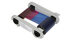 Полноцветная лента YMCKK на 500 оттисков с двумя панелями черного для двусторонней печати в Балаково